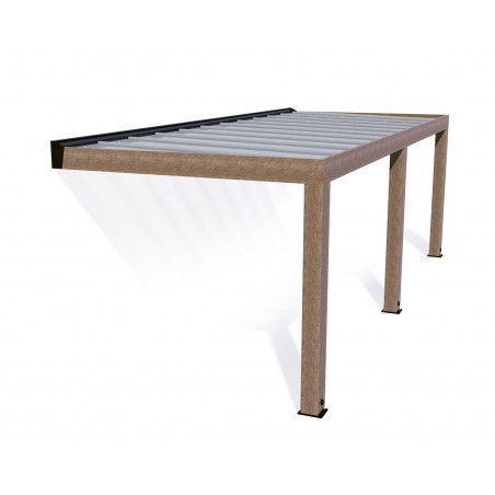 Canopia Helsinki pergola en bois de cèdre 3x7.3 m