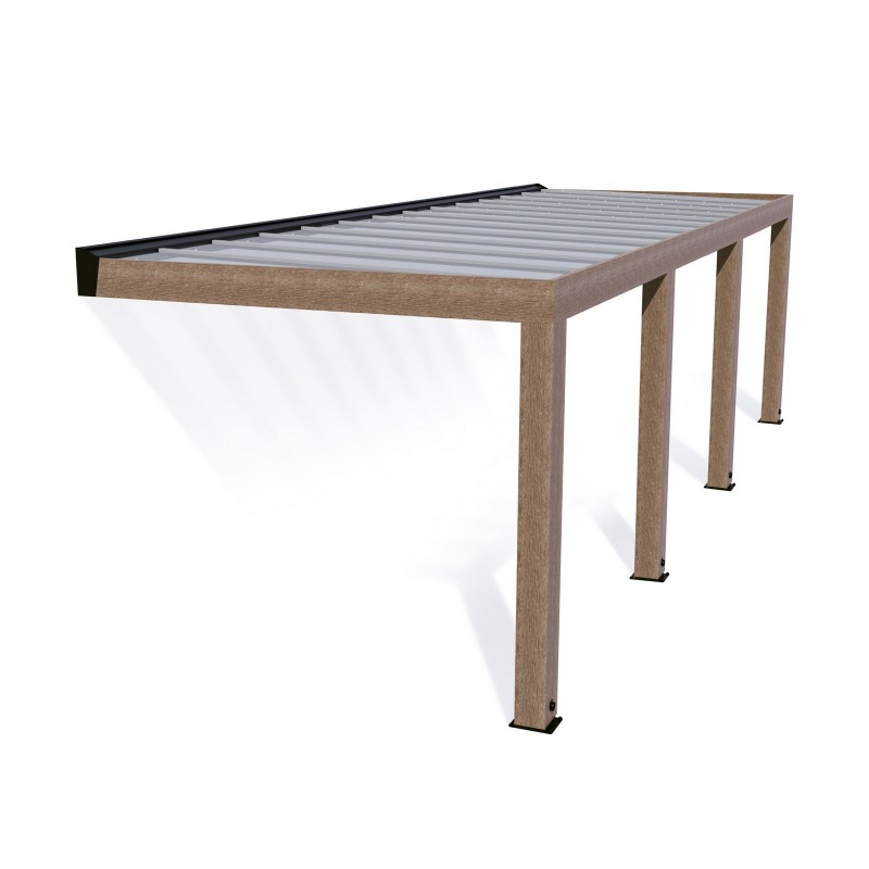 Canopia Helsinki pergola en bois de cèdre 3x8.6 m Canopia Helsinki pergola en bois de cèdre 3x8.6 m