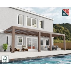 Pergola Canopia Helsinki 3 X 8,6 m Pergola en bois de cèdre