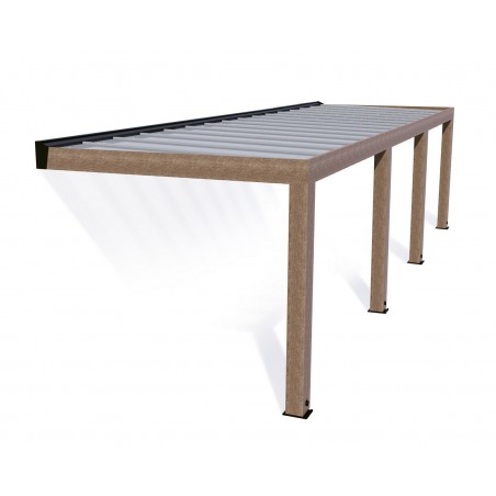 Canopia Helsinki pergola en bois de cèdre 3x10 m