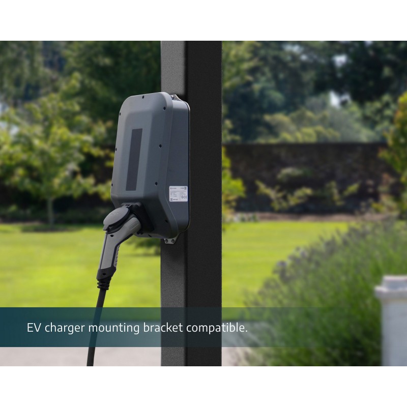 Canopia Sydney Carport Double Toit en V Aluminium 6 x 6 m Noir