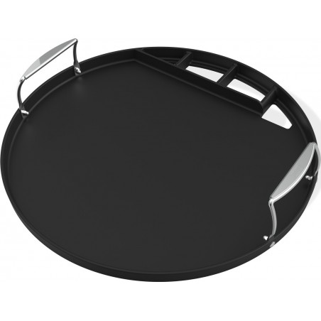 Full-grill cast iron Griddle for 57 cm Weber charcoal BBQ Ref. 3400844