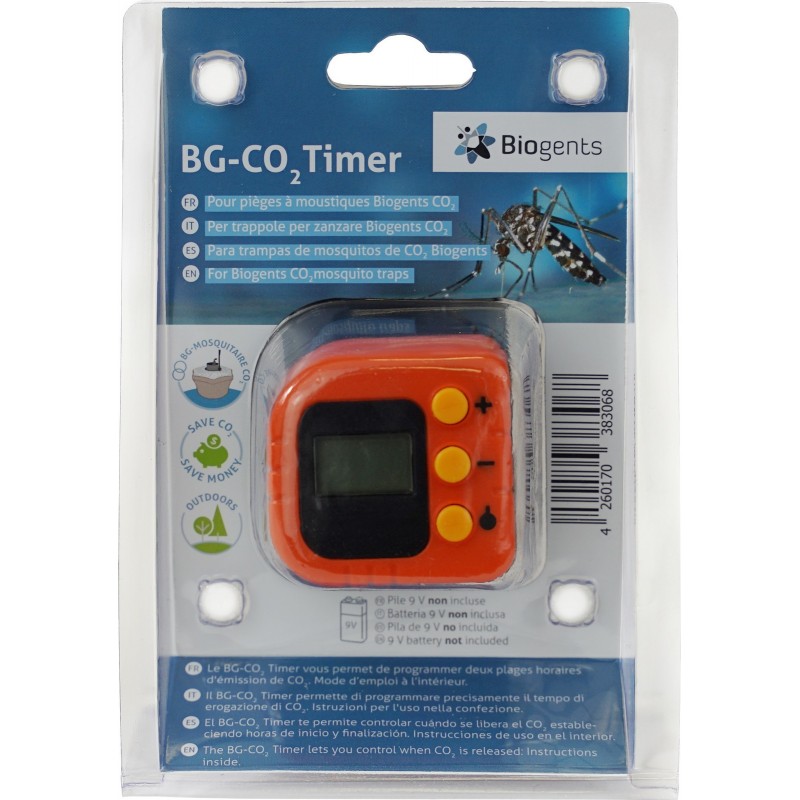 Minuterie CO2 Biogents pour BG-Mosquitaire