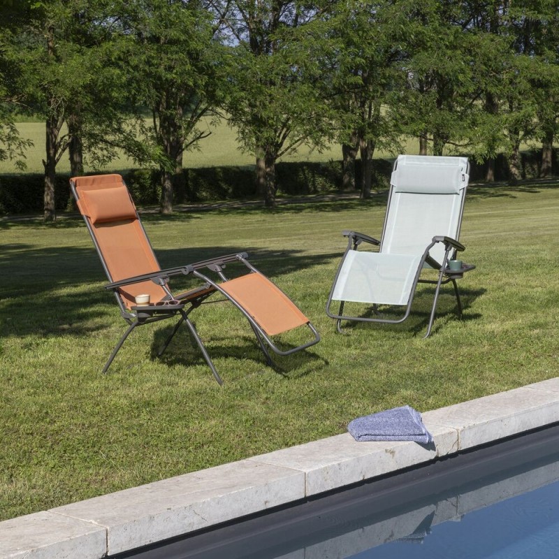 Reclining Chair R-CLIP LaFuma LFM4020 Clémentine/Titane Reclining Chair R-CLIP LaFuma LFM4020 Clémentine/Titane