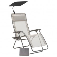 Ensemble Fauteuil Inclinable Transat RELAX ZEN EDITION LaFuma LFM5367 Seigle II/Titane