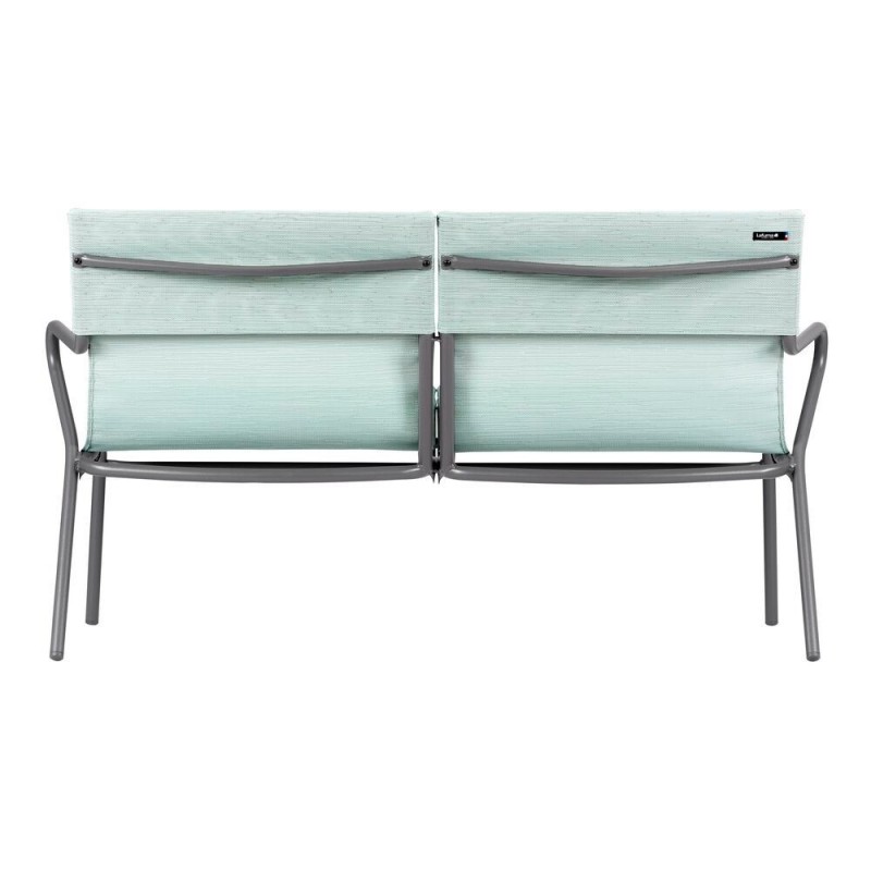 Banquette basse capitonnée VENCE LaFuma LFM5287 Mistral/Titane