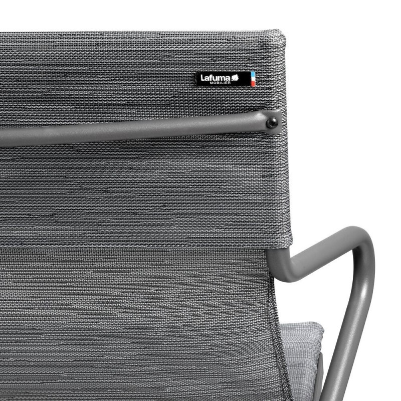 Fauteuil bas rembourré VENCE LaFuma LFM5274 Obsidienne/Titane