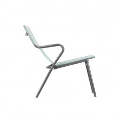 Fauteuil bas rembourré VENCE LaFuma LFM5274 Mistral/Titane