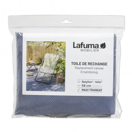 Toile de remplacement pour MAXI-TRANSAT 62 cm LaFuma LFM2655 Océan II