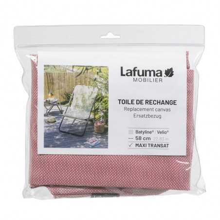 Toile de remplacement pour MAXI-TRANSAT 62 cm LaFuma LFM2655 Cerisier