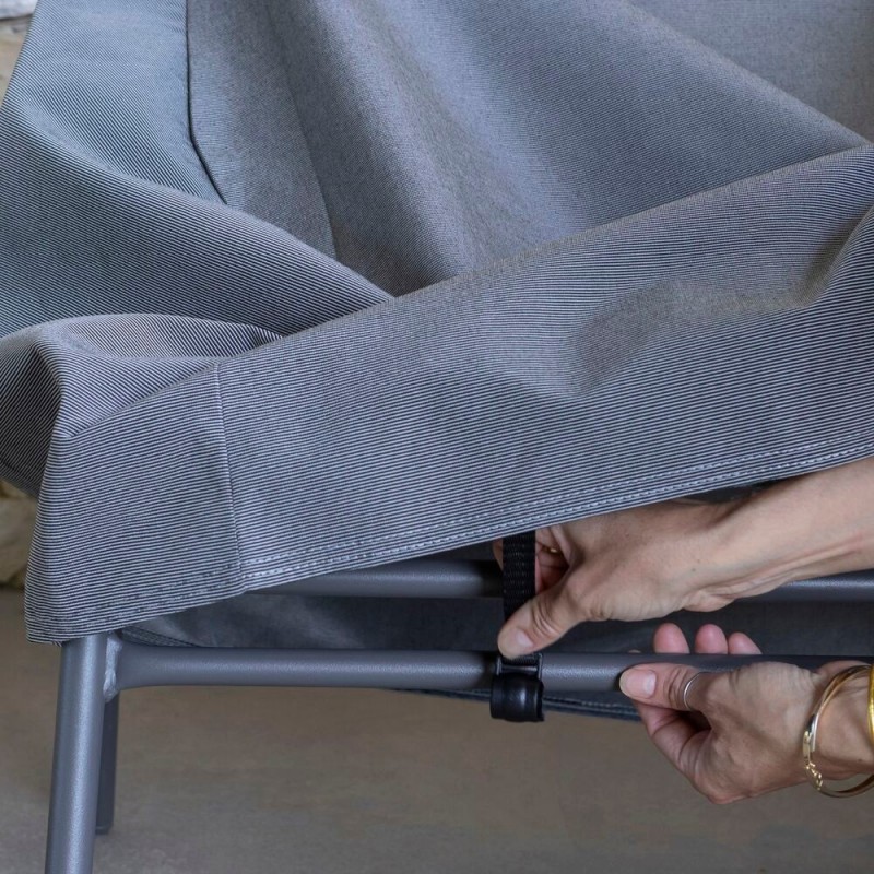 Housse pour banc bas rembourré VENCE 2P LaFuma LFM5294 Anthracite Housse pour banc bas rembourré VENCE 2P LaFuma LFM5294 Anthracite