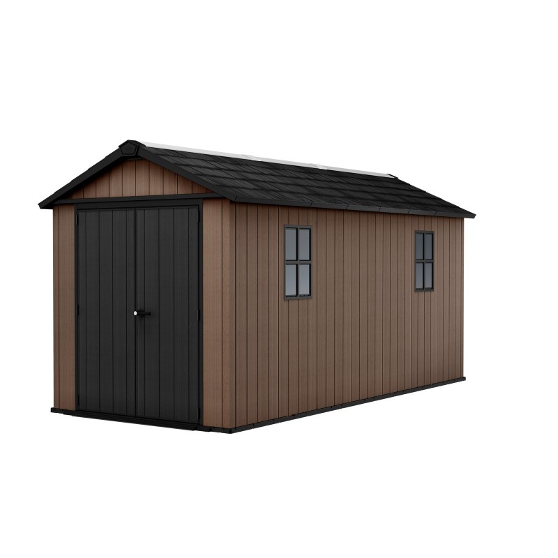 Keter Garden Shed in Resin NEWTON PLUS 1575 - Double Choice of Assembly Keter Garden Shed in Resin NEWTON PLUS 1575 - Double Choice of Assembly