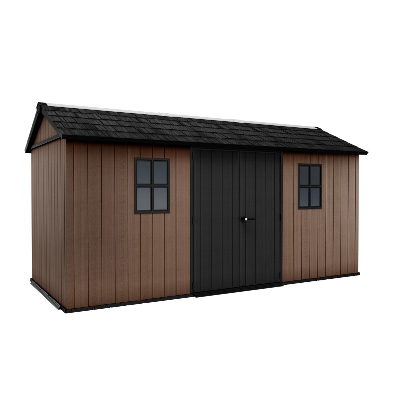 Keter Abri de Jardin en Résine NEWTON PLUS 1575 avec double option de montage Keter Abri de Jardin en Résine NEWTON PLUS 1575 avec double option de montage