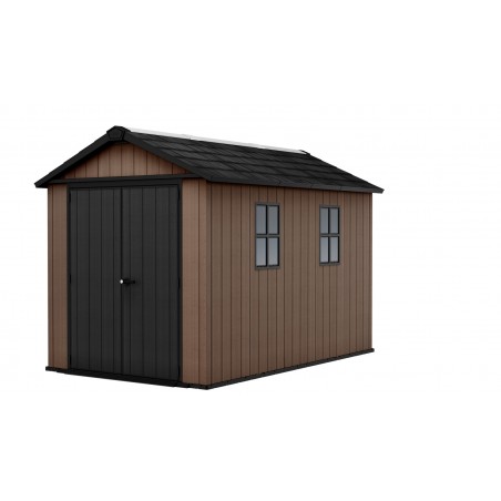 Keter Abri de Jardin en Résine NEWTON PLUS 7511 avec double option de montage