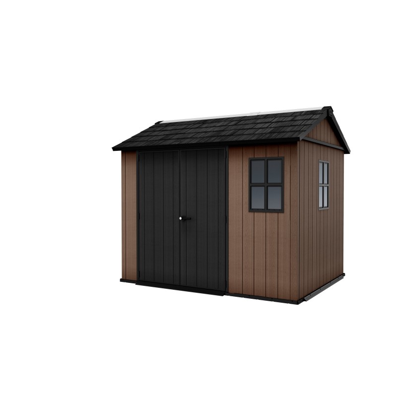 Keter Abri de Jardin en Résine NEWTON PLUS 759 avec double option de montage