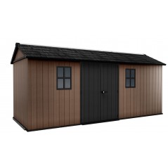 Keter Abri de Jardin en Résine NEWTON PLUS 1775 avec double option de montage