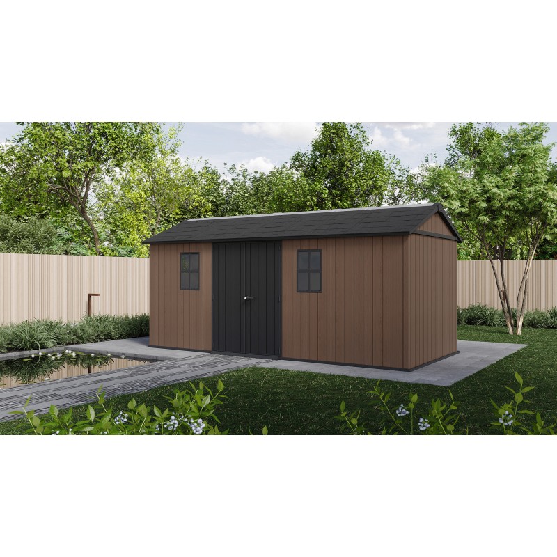 Keter Garden Shed in Resin NEWTON PLUS 1775 - Double Choice of Assembly Keter Garden Shed in Resin NEWTON PLUS 1775 - Double Choice of Assembly