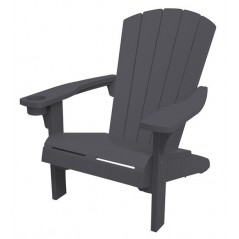Keter ALPINE ADIRONDACK Chaise Graphite