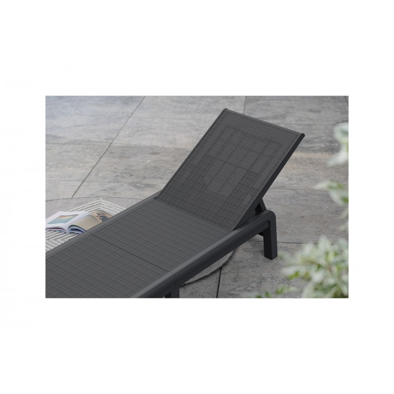Keter Transat MALLORCA SUNLOUNGER Graphite