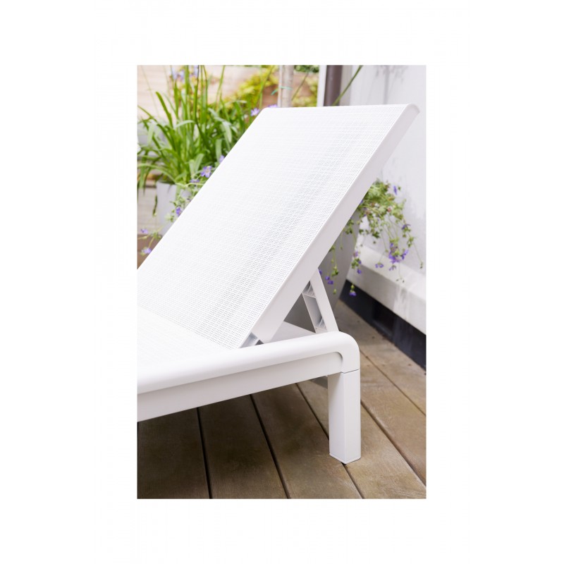 Keter Transat MALLORCA SUNLOUNGER Blanc