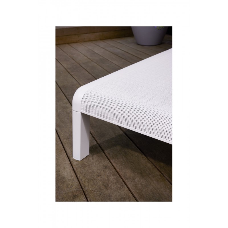 Keter Transat MALLORCA SUNLOUNGER Blanc
