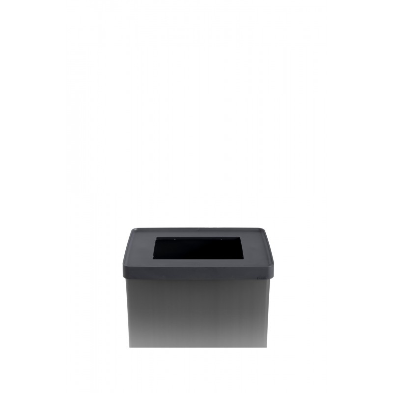 Poubelle de recyclage Keter VERTO gris perle