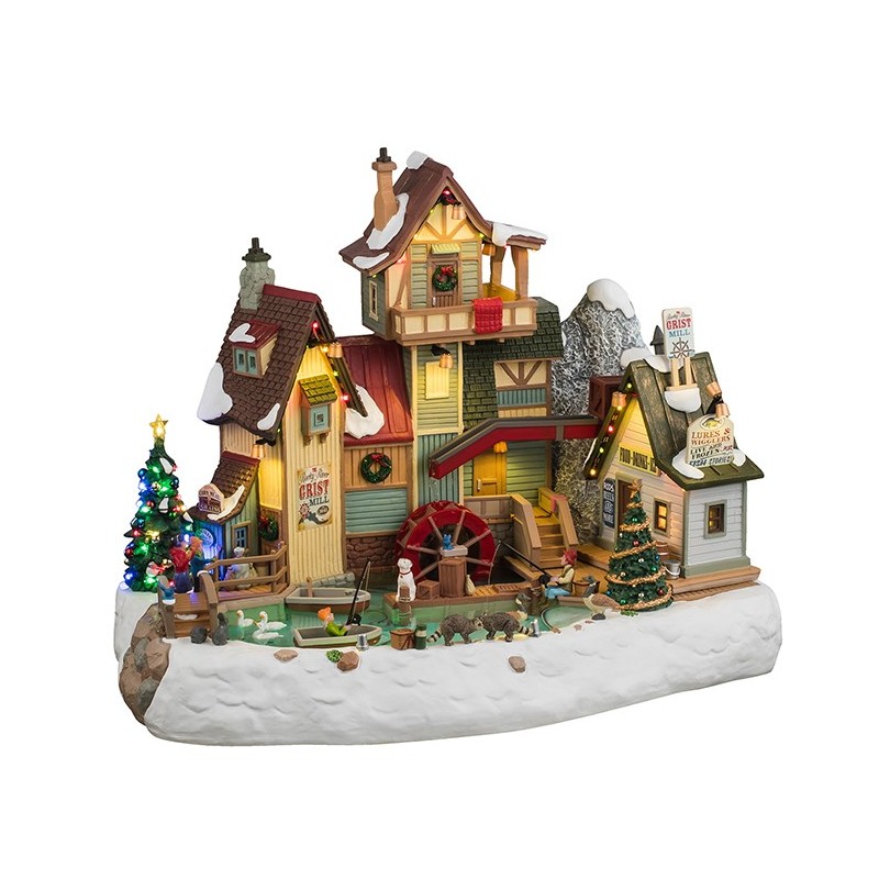 The Rocky River Grist Mill with Power Supply 4.5V Ref. 45269 The Rocky River Grist Mill with Power Supply 4.5V Ref. 45269