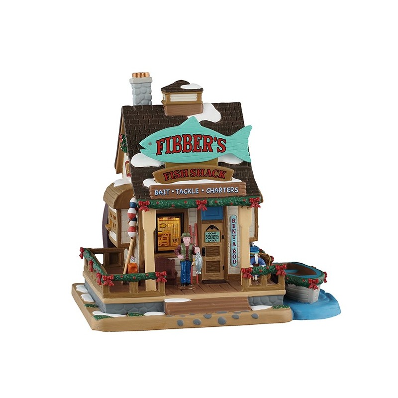Fibber's Fish Shack with Power Supply 4.5V Ref. 55329