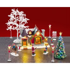 Santa's Snack Shack Set with Power Supply 4.5V Ref. 56674