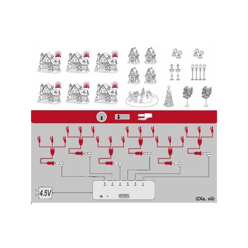 Remote Control Box avec alimentation électrique 4.5V Réf. 54521
