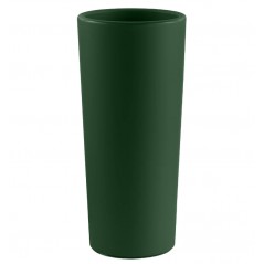 Vaso Clou Tondo con cache-pot 65 cm Verde Scuro Fine Serie