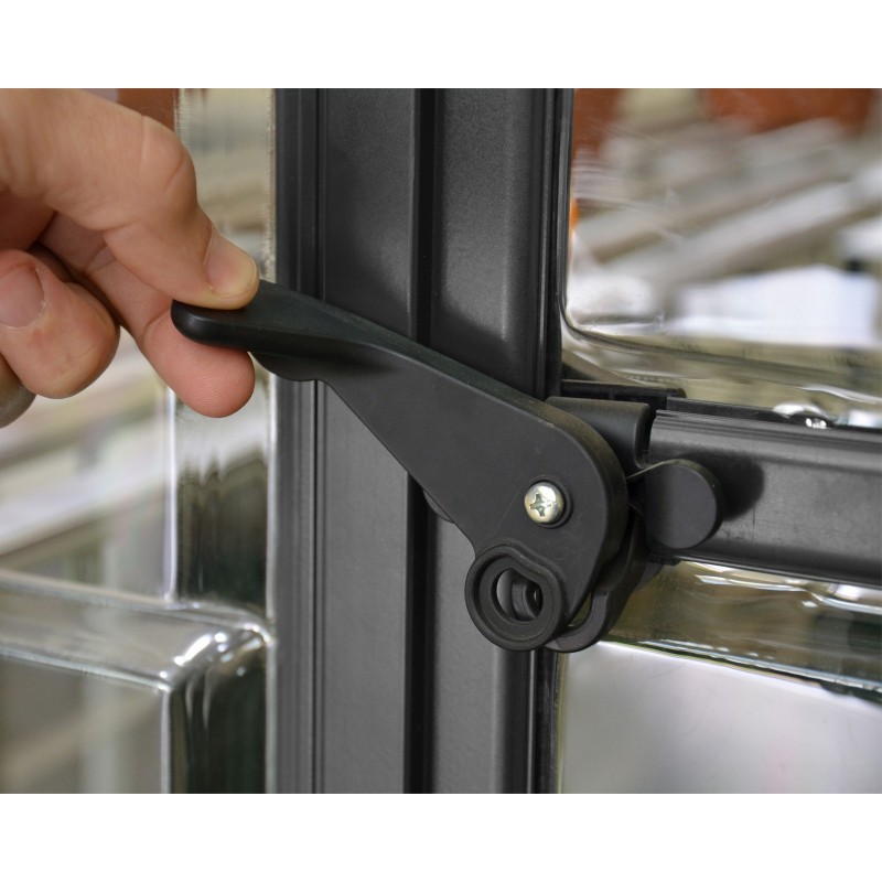 Canopia Balance Hybrid Polycarbonate Garden Greenhouse 487X244X229 cm Grey