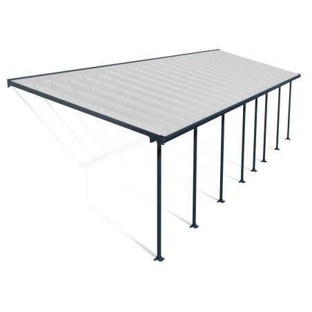 Canopia Feria Patio Cover in Aluminium 3x12.2 m Grey