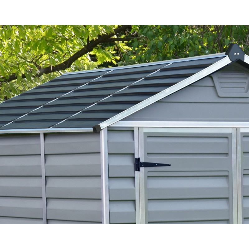 Canopia Skylight Abri de jardin en polycarbonate 154x185x217 cm Gris