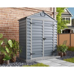 Abri de jardin Canopia Skylight en polycarbonate 90 x 185 x 217 cm Gris