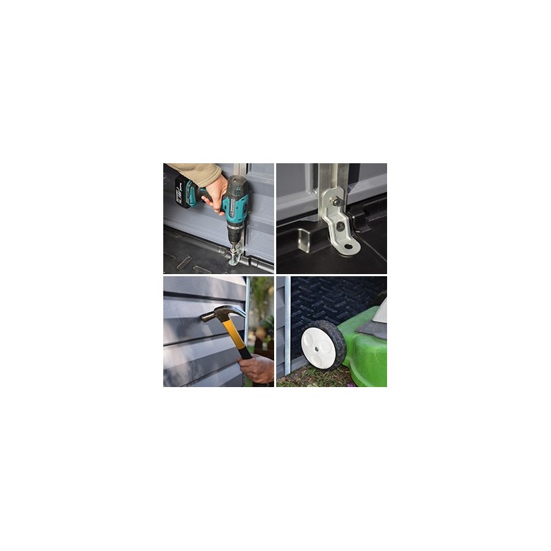 Canopia Skylight Abri de jardin en polycarbonate 303x185x217 cm Gris Canopia Skylight Abri de jardin en polycarbonate 303x185x217 cm Gris