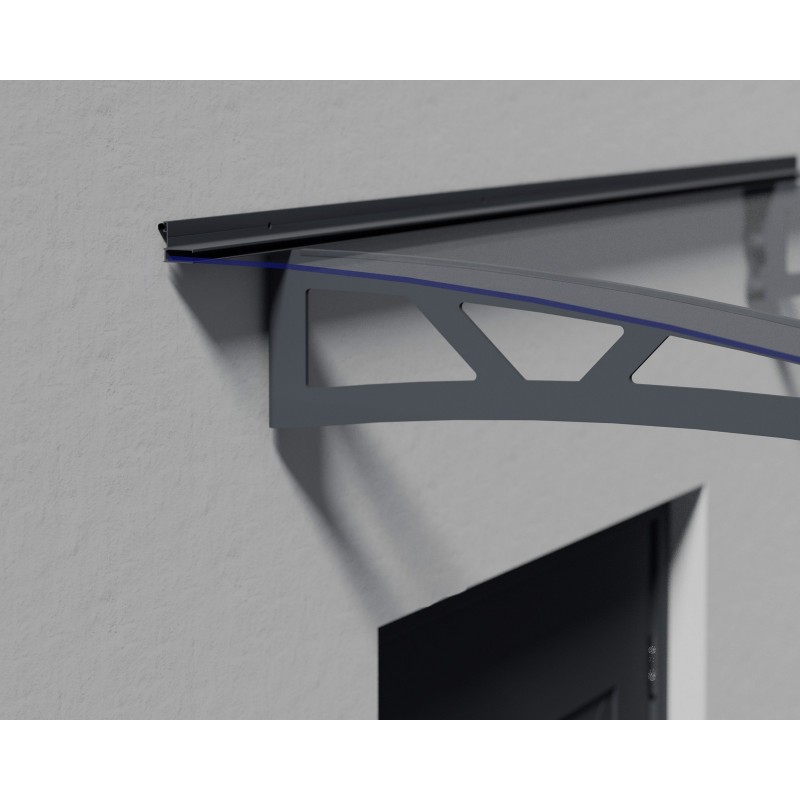 Auvent d'extérieur Canopia Altair 302 x 91 cm transparent