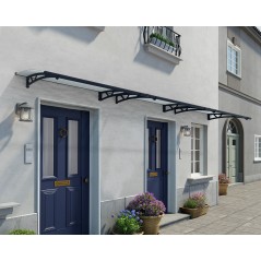 Auvent d'extérieur Canopia Altair 453 x 91 cm transparent