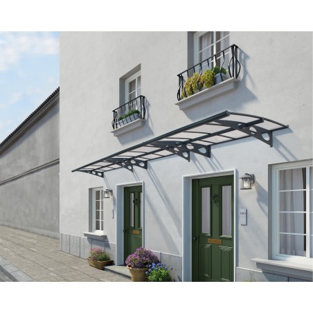 Canopia Herald Auvent de porte 670x140 cm Transparent
