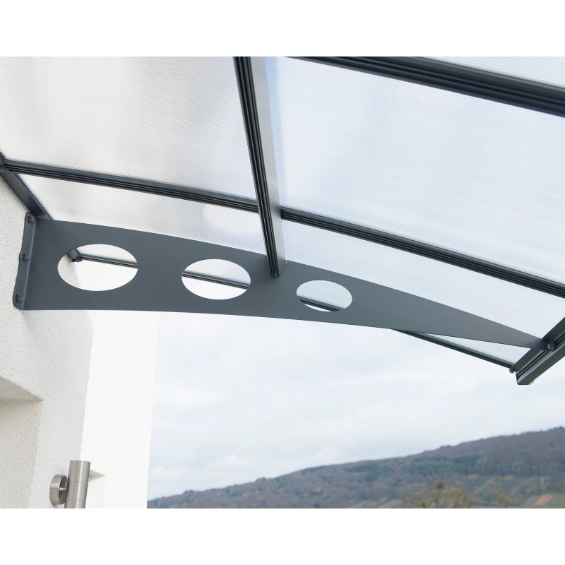 Canopia Herald Auvent de porte 670x140 cm Transparent Canopia Herald Auvent de porte 670x140 cm Transparent