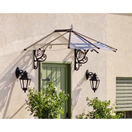 Canopia Lily Auvent de porte 175x125x80 cm Transparent
