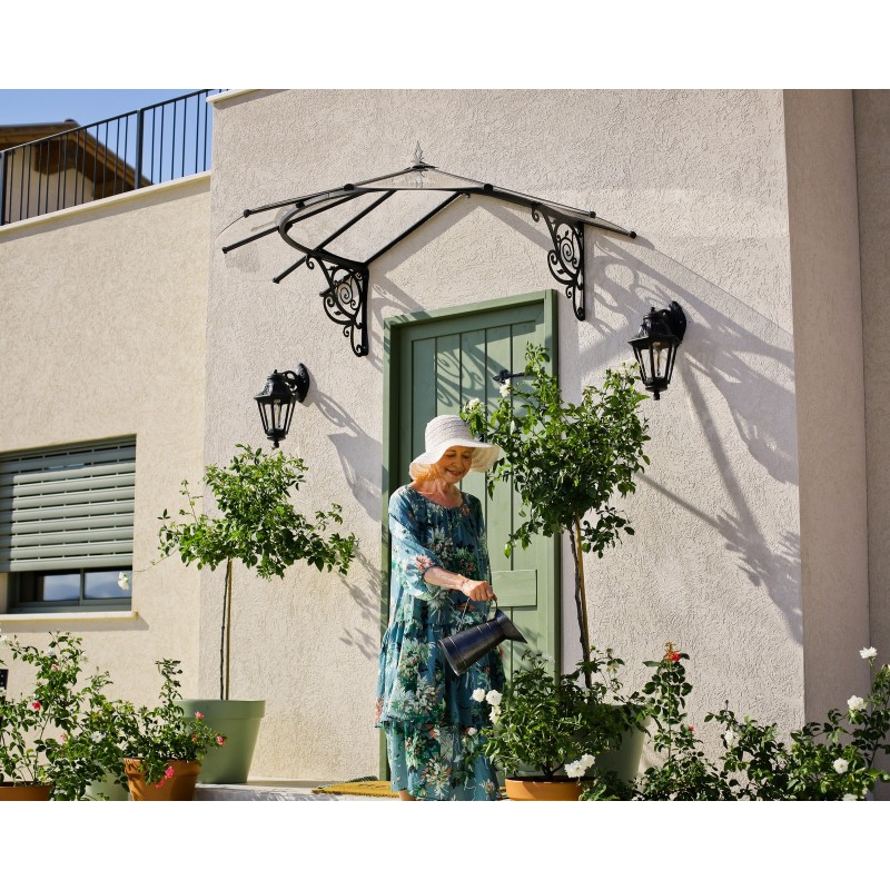 Canopia Lily Auvent de porte 175x125x80 cm Transparent Canopia Lily Auvent de porte 175x125x80 cm Transparent