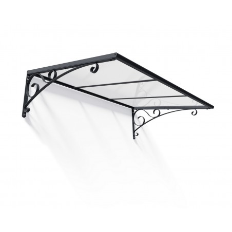Canopia Venus Auvent de porte 135x88 cm Transparent