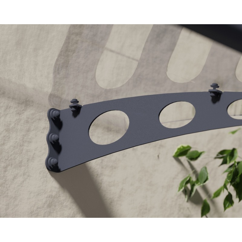 Auvent d'extérieur Canopia Garamond 135 x 90 cm Transparent