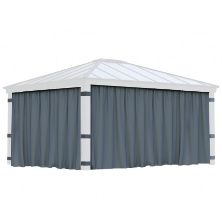 Canopia Set de rideaux pour Tonnelle Dallas 4.3x5 m