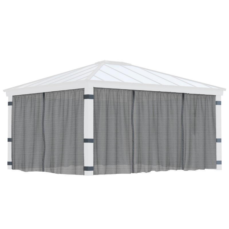 Canopia Moustiquaire pour Tonnelle Dallas 4.3x5 m Canopia Moustiquaire pour Tonnelle Dallas 4.3x5 m