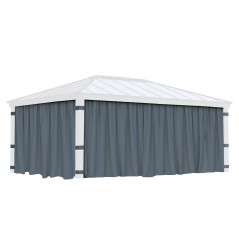 Canopia Set de rideaux pour Tonnelle Dallas 4.3x6 m