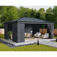 Canopia Set de rideaux pour Tonnelle Dallas 4.3x6 m