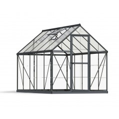 Canopia Hybrid Serre de jardin en polycarbonate 306x185x208 cm Gris