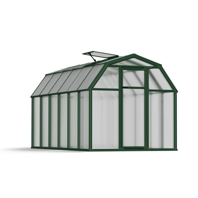 Canopia Eco Grow Twin-Wall Polycarbonate Garden Greenhouse 383x204x198 cm Green Canopia Eco Grow Twin-Wall Polycarbonate Garden Greenhouse 383x204x198 cm Green